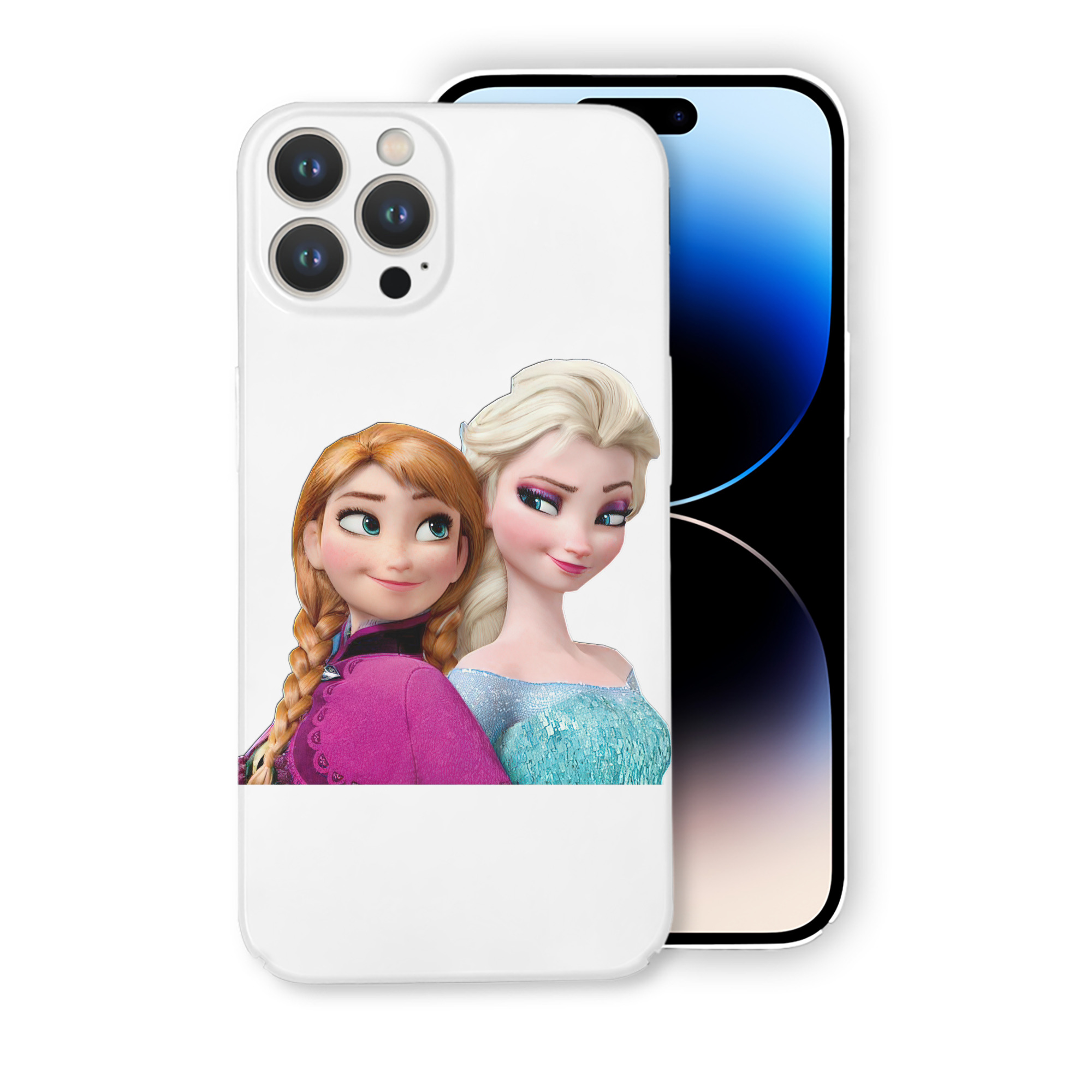 （画像用） アナと雪の女王 アンナ エルサ Frozen Anna Elsa 【iPhone 14シリーズ対応】ハードケース